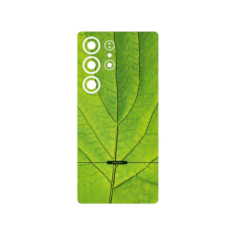 برچسب پوششی ماهوت مدل Leaf_Texture مناسب برای گوشی موبایل سامسونگ Galaxy S25 Ultra