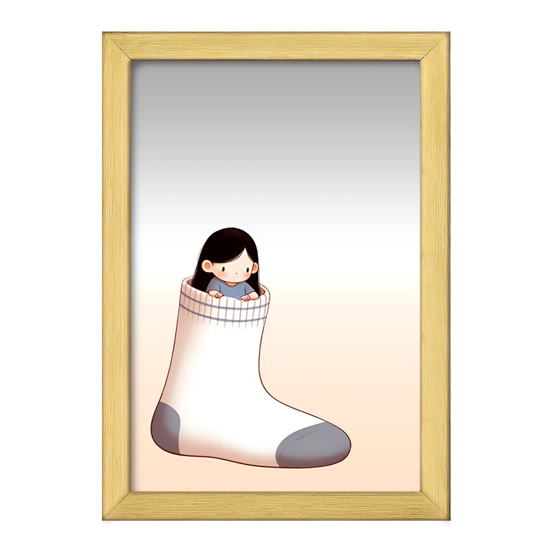 تابلو خندالو طرح دخترانه بامزه کد F3326