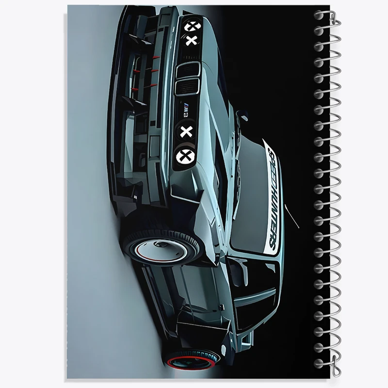 دفتر مشق 100 برگ خندالو طرح ماشین اسپرت کد F4491