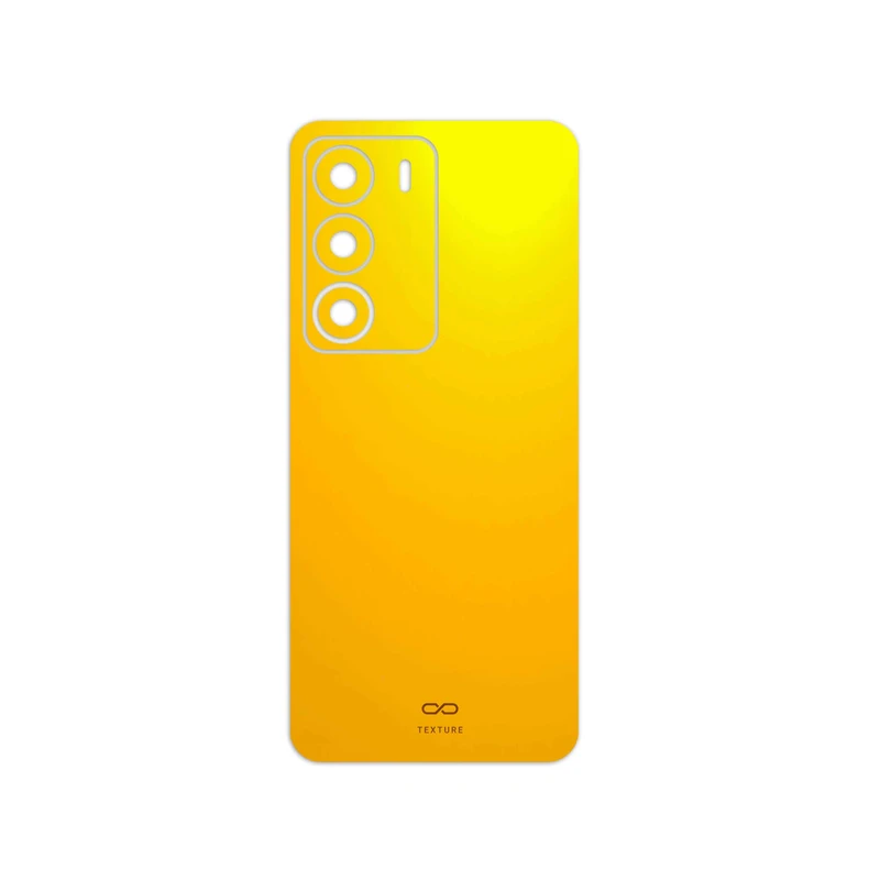 برچسب پوششی ماهوت مدل Matte-Deep-Mustard مناسب برای گوشی موبایل ریلمی C71