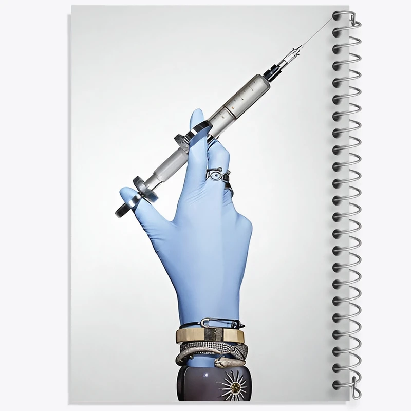 دفتر لیست خرید 50 برگ خندالو طرح بوتاکس  کد F10270