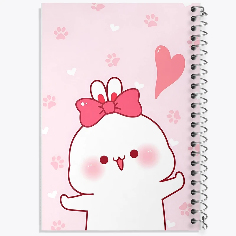 دفتر طراحی 50 برگ خندالو طرح خرگوش کیوت کد N5246