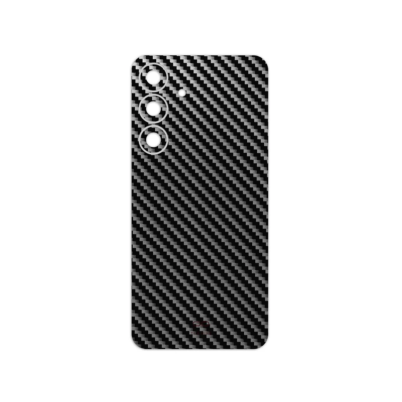 برچسب پوششی ماهوت مدل Glossy-Silver-Fiber مناسب برای گوشی موبایل سامسونگ Galaxy S25 FE