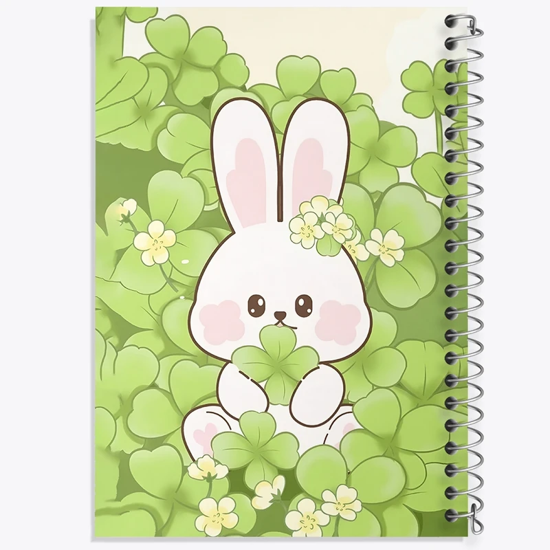 دفتر طراحی 50 برگ خندالو طرح خرگوش کیوت کد N4136