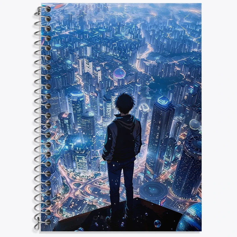 دفتر زبان دوخط 50 برگ خندالو طرح پسرانه کد N7279