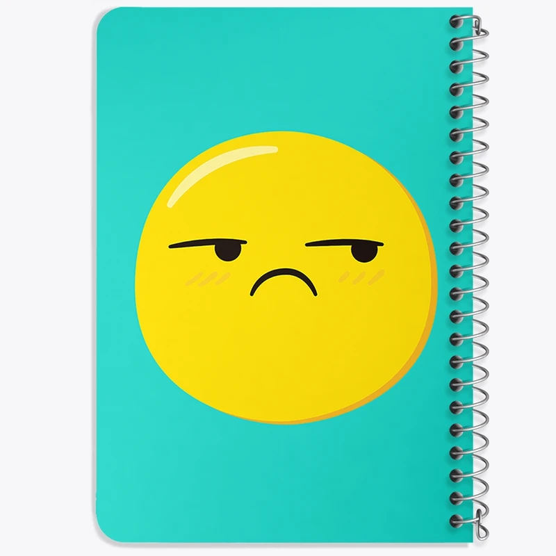 دفتر یادداشت 50 برگ خندالو طرح ایموجی Emoji  کد 2996