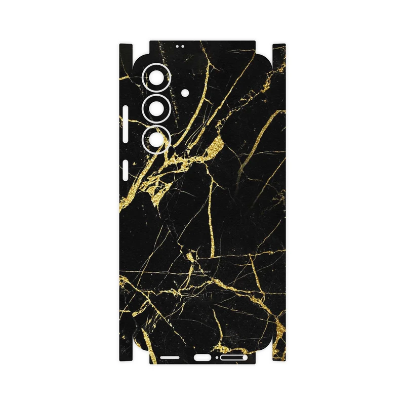 برچسب پوششی ماهوت مدل Graphite_Gold_Marble-FullSkin مناسب برای گوشی موبایل سامسونگ Galaxy S25 FE