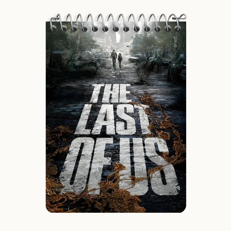 دفتر یادداشت 50 برگ خندالو طرح (The Last Of Us) آخرین بازمانده از ما کد N9308