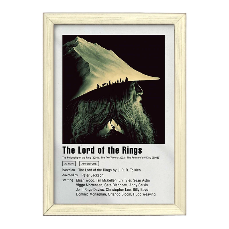 تابلو خندالو طرح ارباب حلقه ها (Lord Of The Rings) کد F11942