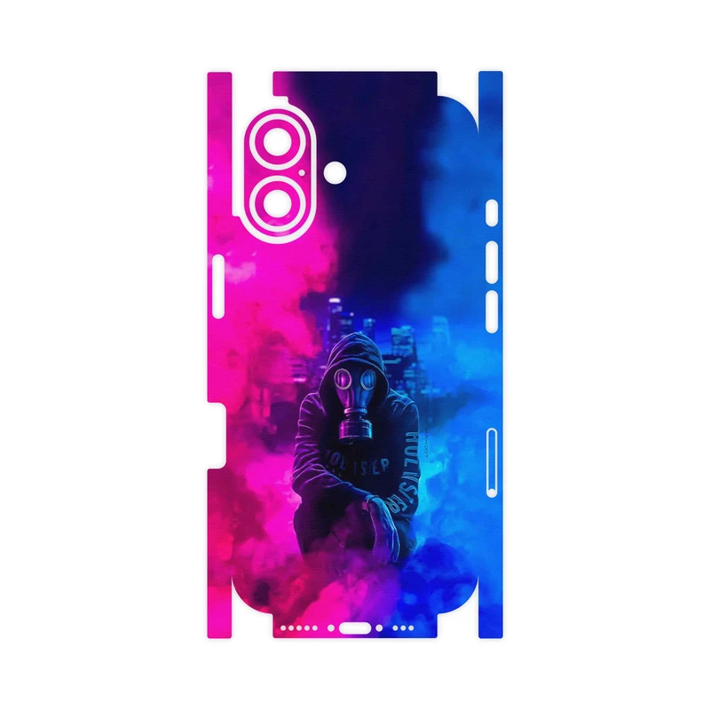 برچسب پوششی ماهوت مدل Smoke Rainbow Digital Art 2-FullSkin مناسب برای گوشی موبایل اپل iPhone 17