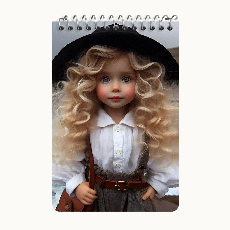 دفتر یادداشت 50 برگ خندالو طرح دخترانه کد F6243