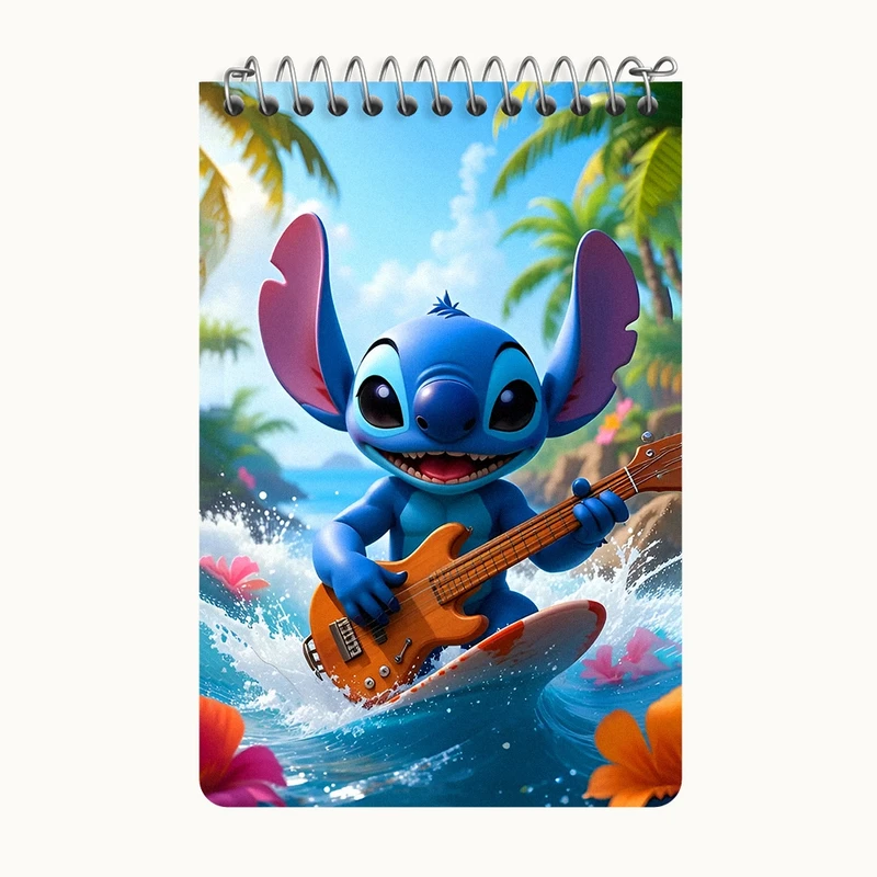 دفتر یادداشت 50 برگ خندالو طرح استیچ کد F12644