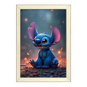 تابلو خندالو طرح استیچ (Stitch) کد F8311