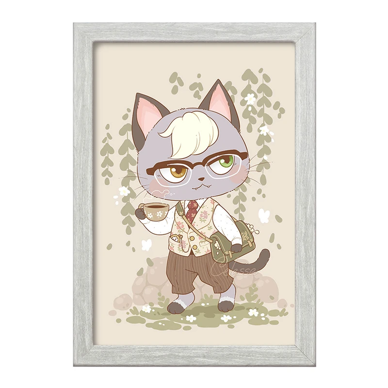 تابلو خندالو طرح بازی انیمال کراسینگ (Animal Crossing) کد 32671