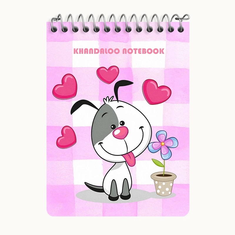 دفتر یادداشت 50 برگ خندالو طرح سگ بامزه کد N6410