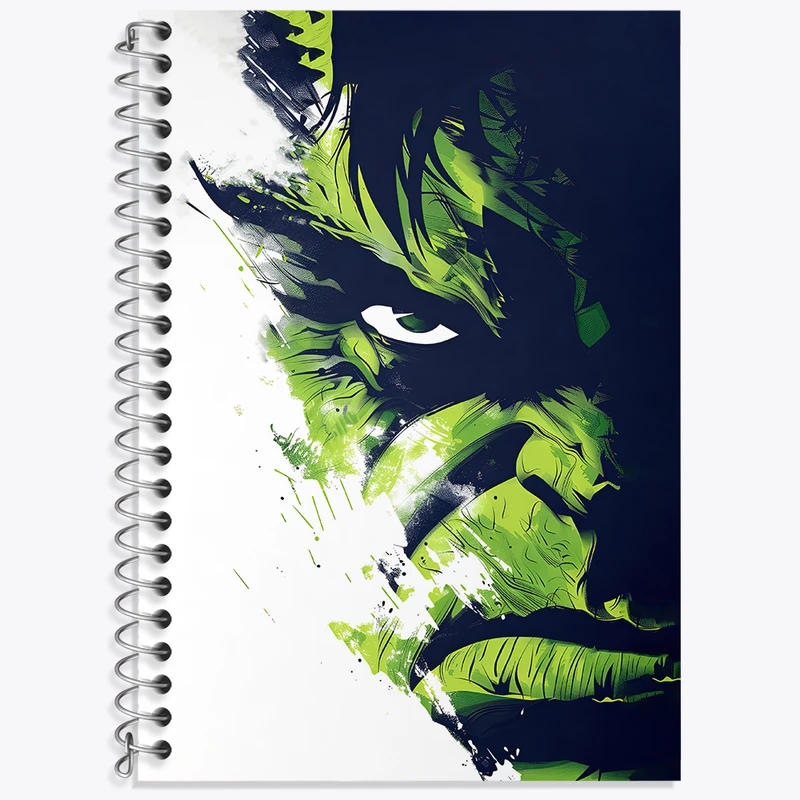 دفتر نت موسیقی 50 برگ خندالو طرح هالک مارول (Marvel) کد F4277