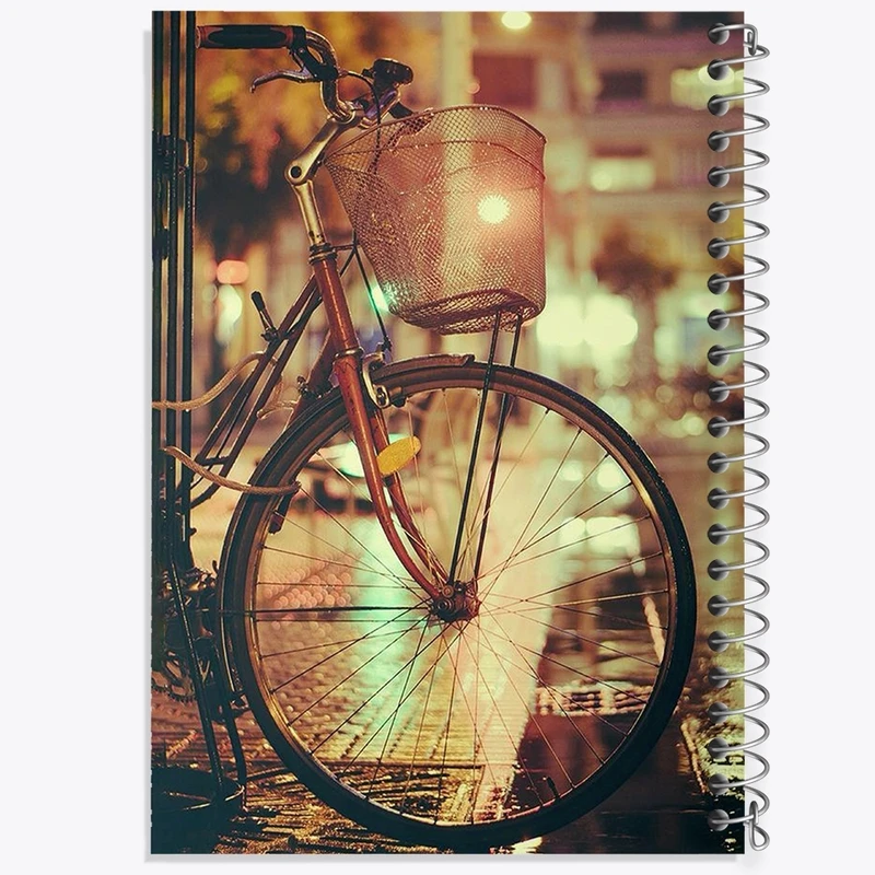 دفتر طراحی 50 برگ خندالو طرح دوچرخه کد F1248