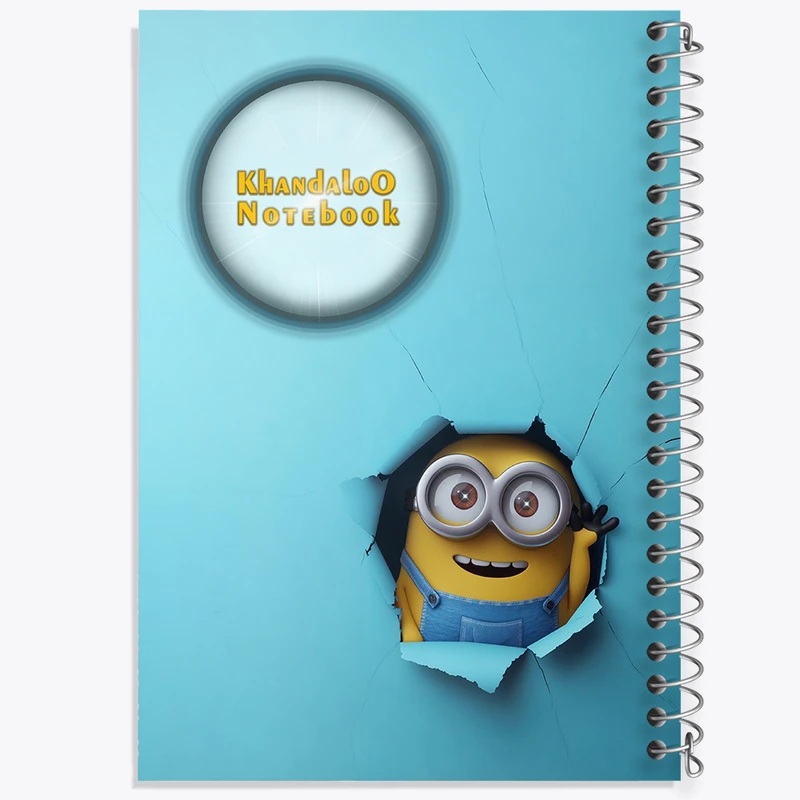 دفتر نقاشی 50 برگ خندالو طرح مینیون ها (Minions) کد N9477
