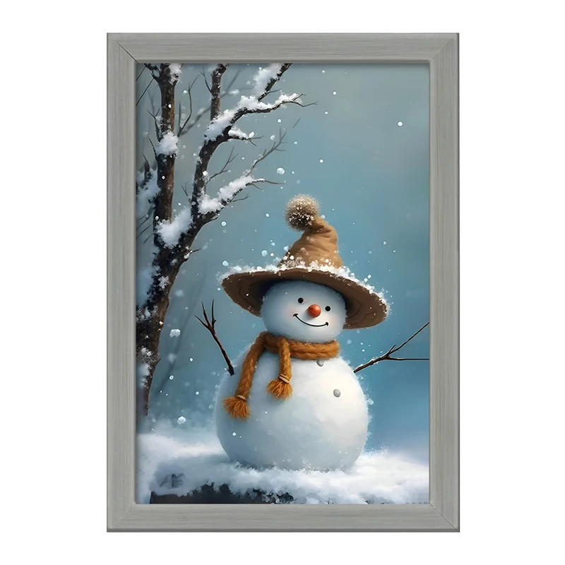 تابلو خندالو طرح آدم برفی بامزه کد F7140