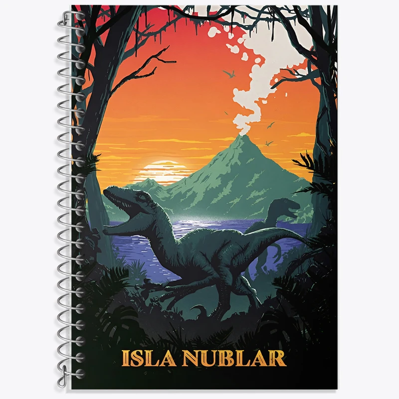 دفتر نت موسیقی 50 برگ خندالو طرح دایناسور (Dino) کد F13770