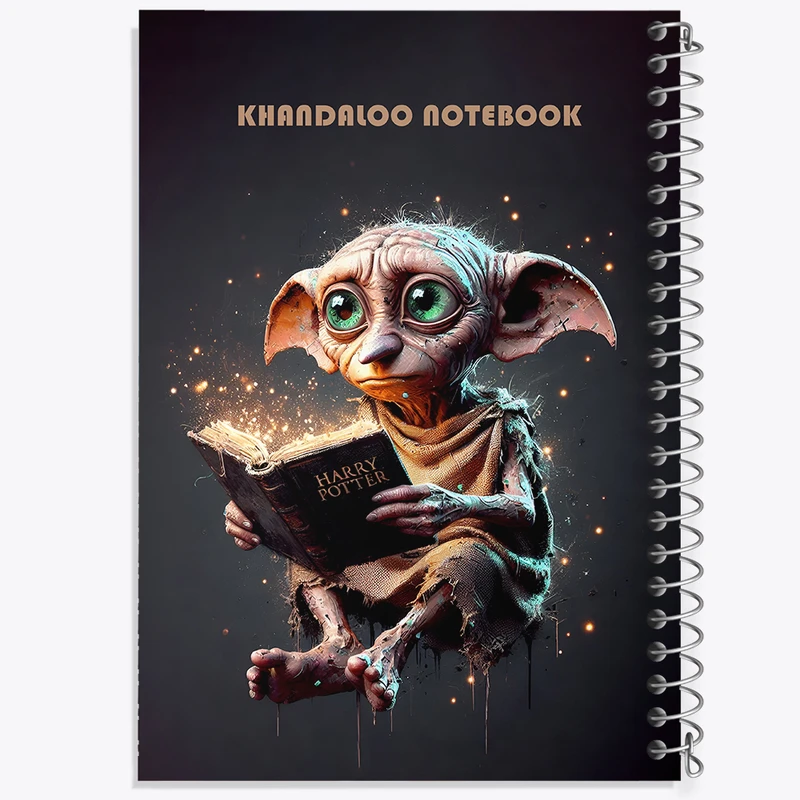 دفتر مشق 100 برگ خندالو طرح دابی هری پاتر (Harry Potter) کد N6348