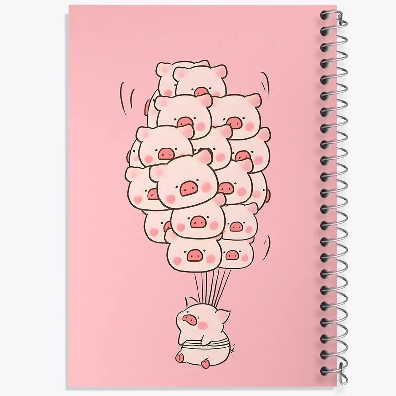 دفتر لیست خرید 50 برگ خندالو طرح خوک های بامزه کد N7174