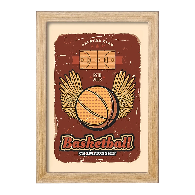 تابلو خندالو طرح بسکتبال (Basketball) کد F14249