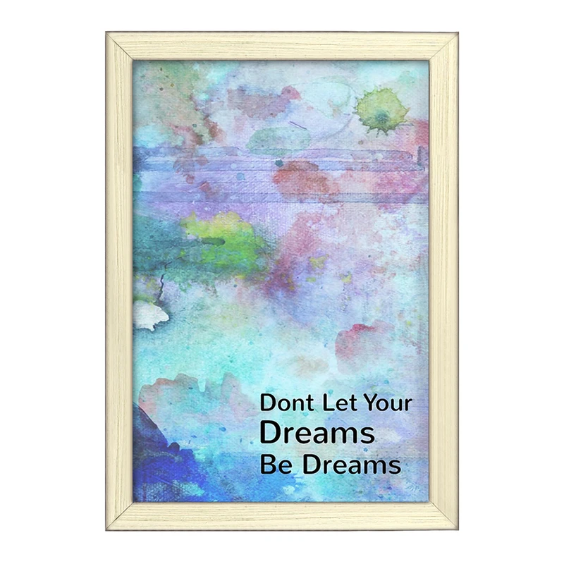 تابلو خندالو طرح Don’t Let Your Dreams Be Dreams کد F11540