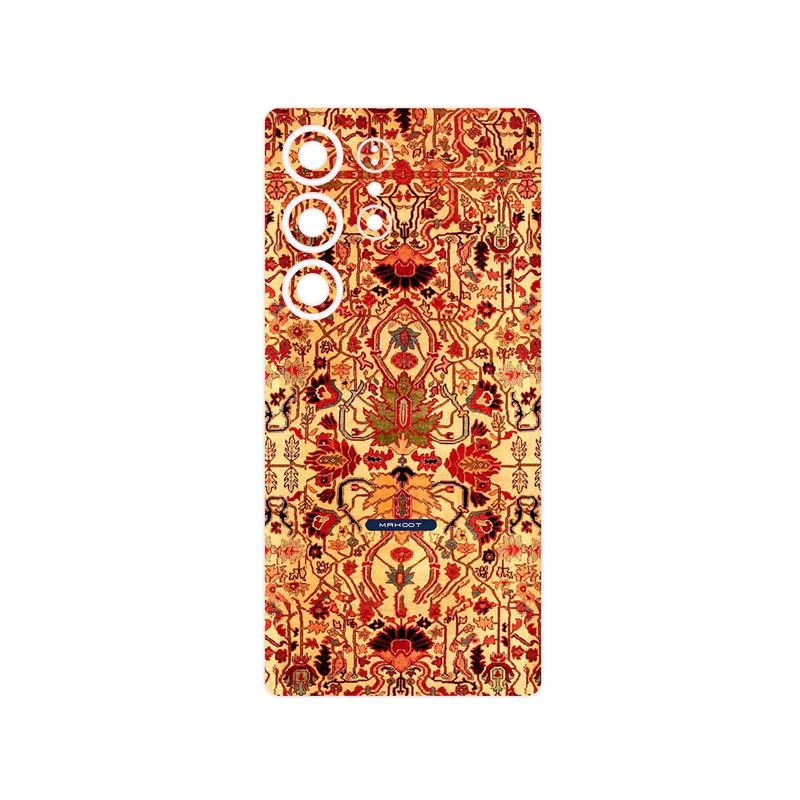 برچسب پوششی ماهوت مدل Persian_Carpet_Yellow مناسب برای گوشی موبایل سامسونگ Galaxy S25 Ultra