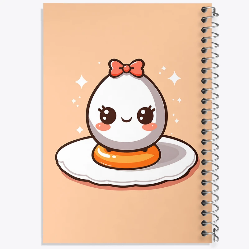 دفتر مشق 100 برگ خندالو طرح تخم مرغ کیوت کد N6447