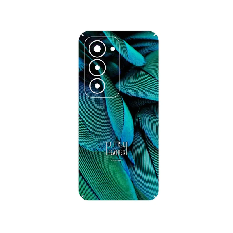 برچسب پوششی ماهوت مدل Green Feather مناسب برای گوشی موبایل شیائومی Redmi 15 4G