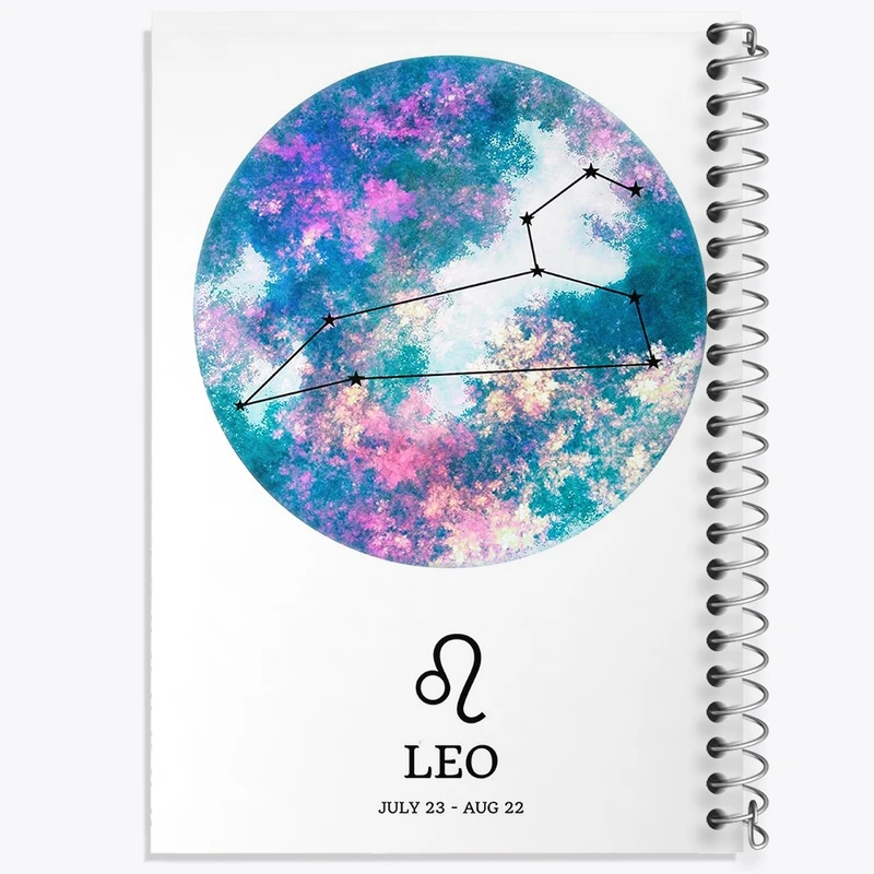 دفتر طراحی 50 برگ خندالو طرح ماه تولد مرداد کد F11390