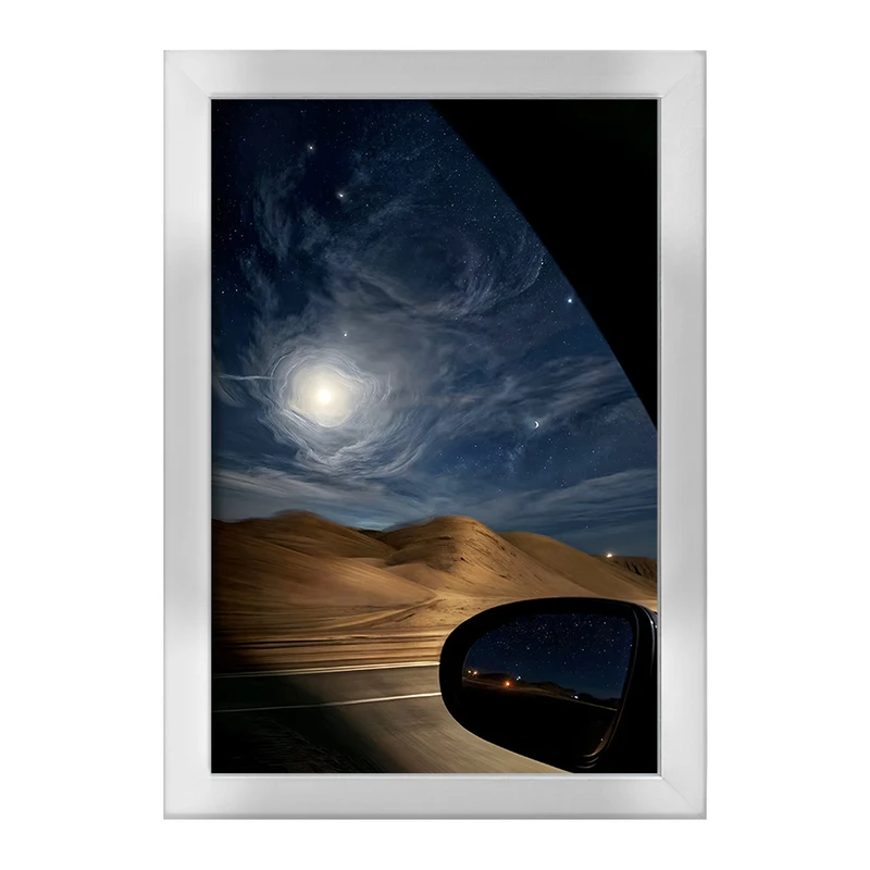 تابلو خندالو طرح آسمان کویر کد F13701