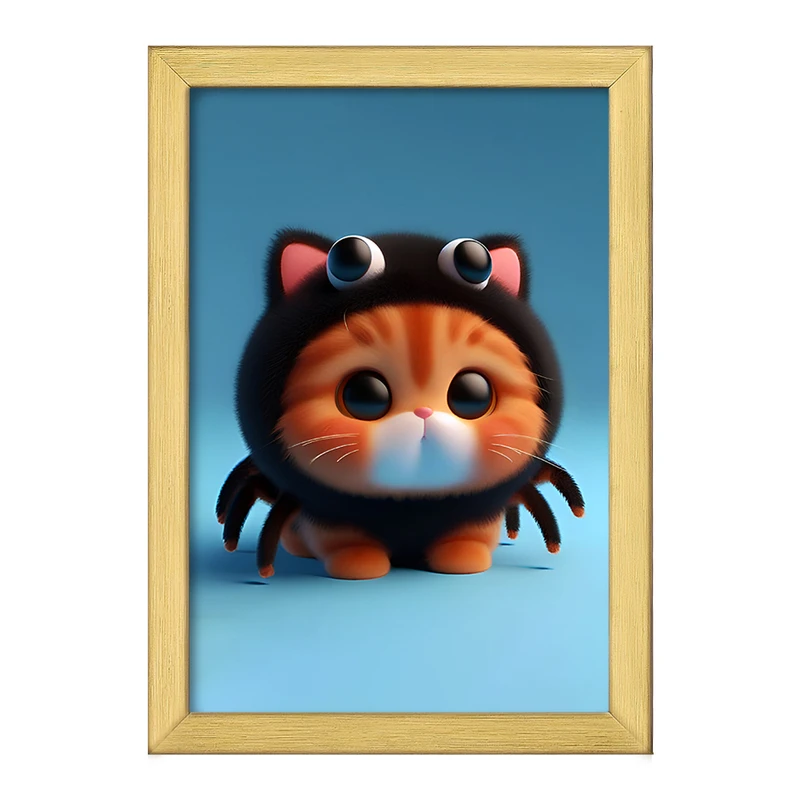 تابلو خندالو طرح گربه کوچولو کد F8555