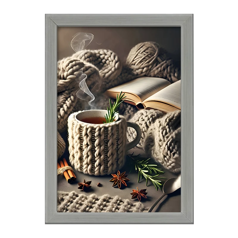 تابلو خندالو طرح فنجان چای کد F9981