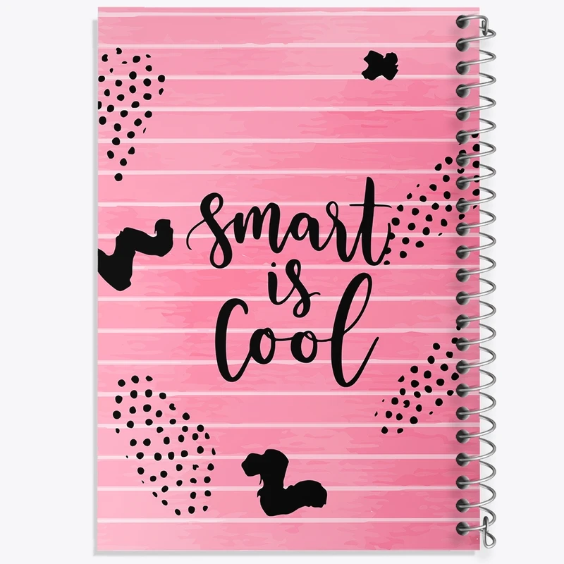 دفتر طراحی 50 برگ خندالو طرح Smart Is Cool کد N73
