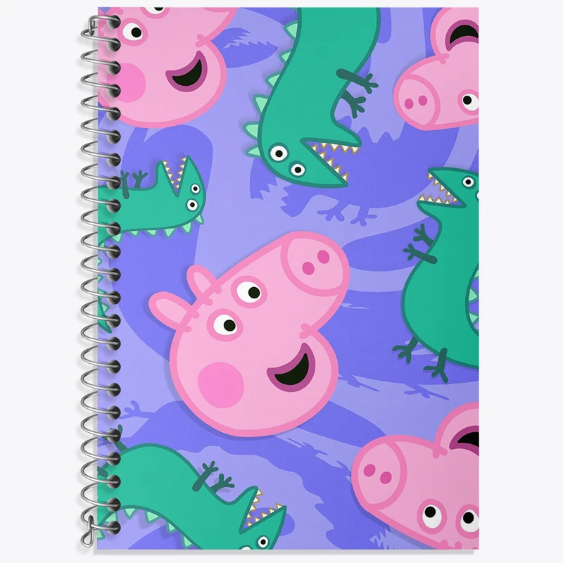 دفتر زبان 50 برگ خندالو طرح انیمیشن پپا پیگ (Peppa Pig) کد N9291