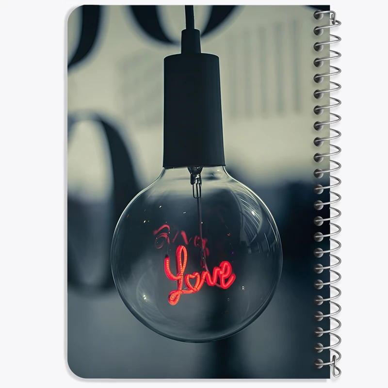دفتر یادداشت 50 برگ خندالو طرح Love کد F11570