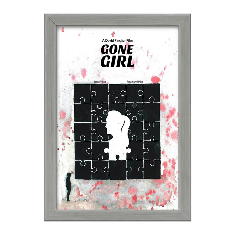 تابلو خندالو طرح دختر گمشده (Gone Girl) کد F11345