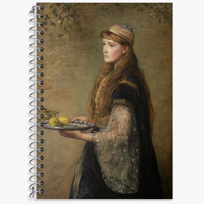 دفتر نت موسیقی 50 برگ خندالو طرح نقاشی اسیر اثر جان اورت میلی کد F12357