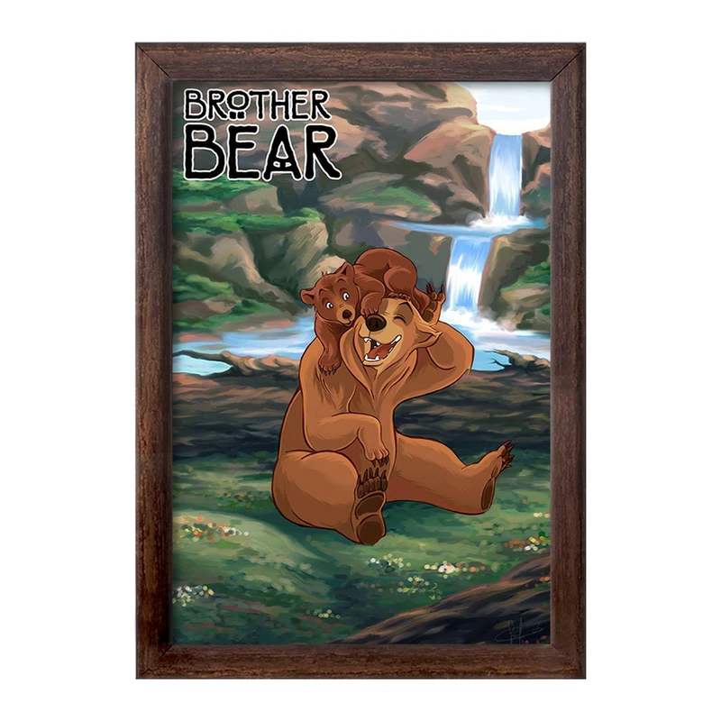 تابلو خندالو طرح انیمیشن خرس برادر Brother Bear  کد 13714