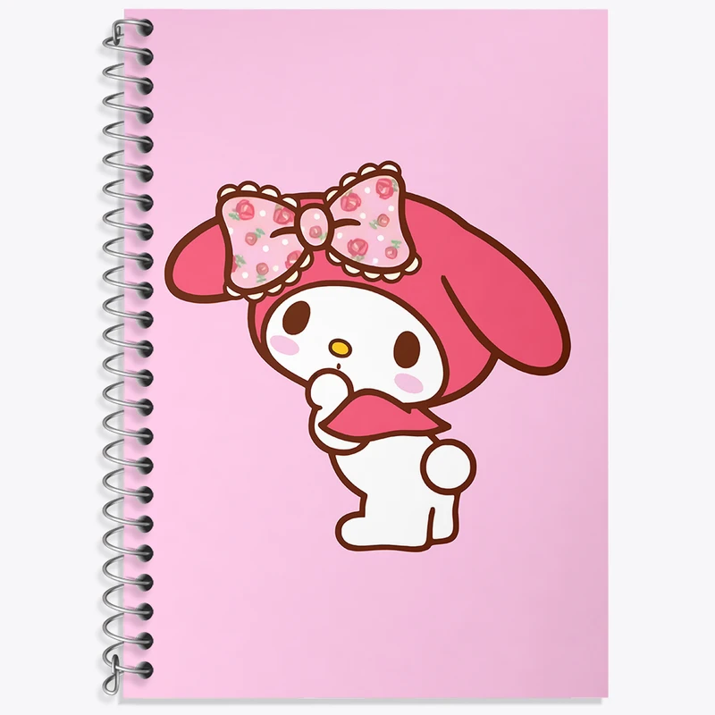 دفتر زبان 50 برگ خندالو مدل دو خط طرح ملودی کد N6443