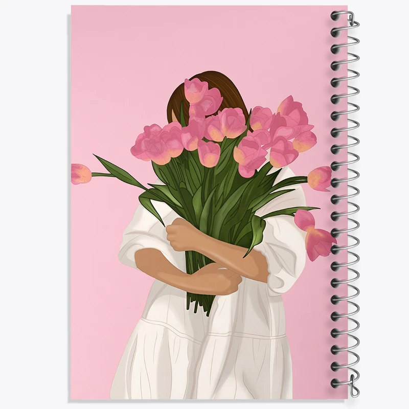 دفتر نقاشی 50 برگ خندالو طرح دخترانه فانتزی کد F10901