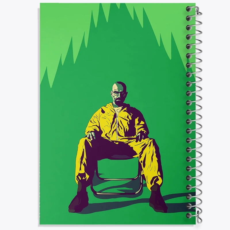 دفتر طراحی 50 برگ خندالو طرح والتر وایت سریال بریکینگ بد Breaking Bad  کد 13277