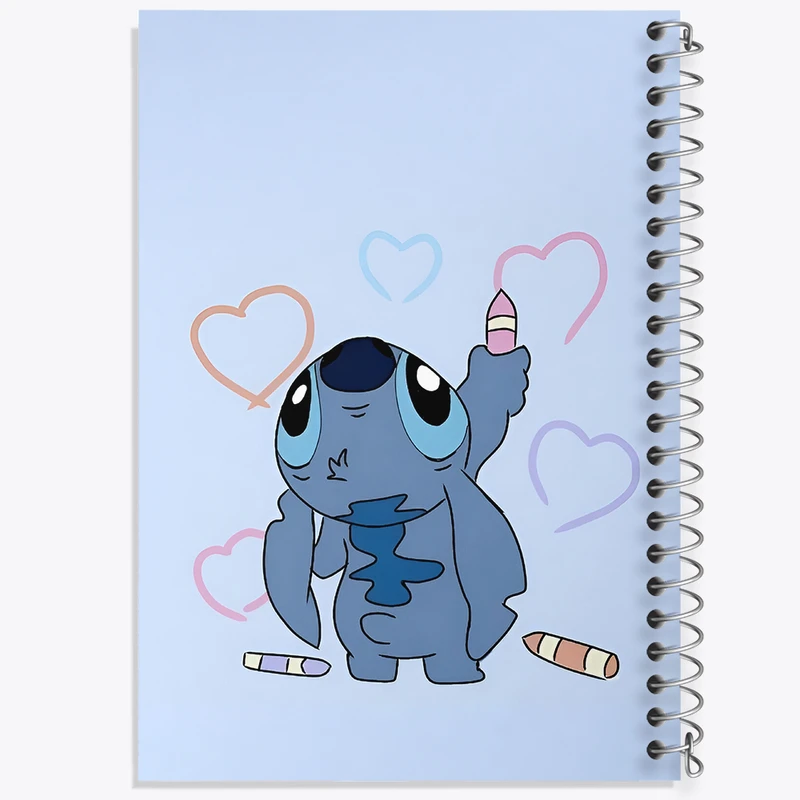 دفتر مشق 50 برگ خندالو طرح استیچ کد F3330