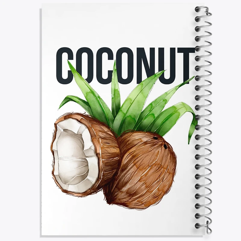 دفتر طراحی 50 برگ خندالو طرح نارگیل کد F1531