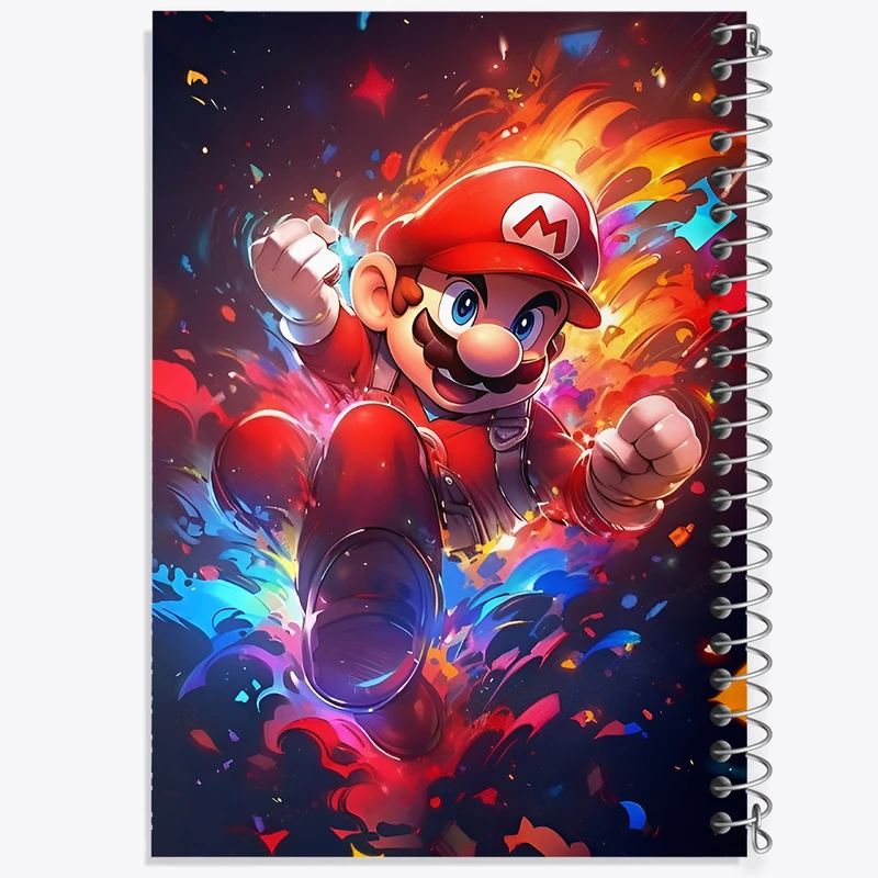 دفتر مشق 100 برگ خندالو طرح سوپر ماریو کد F12773