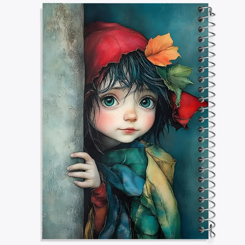 دفتر نقاشی 50 برگ خندالو طرح دخترانه کد N9383