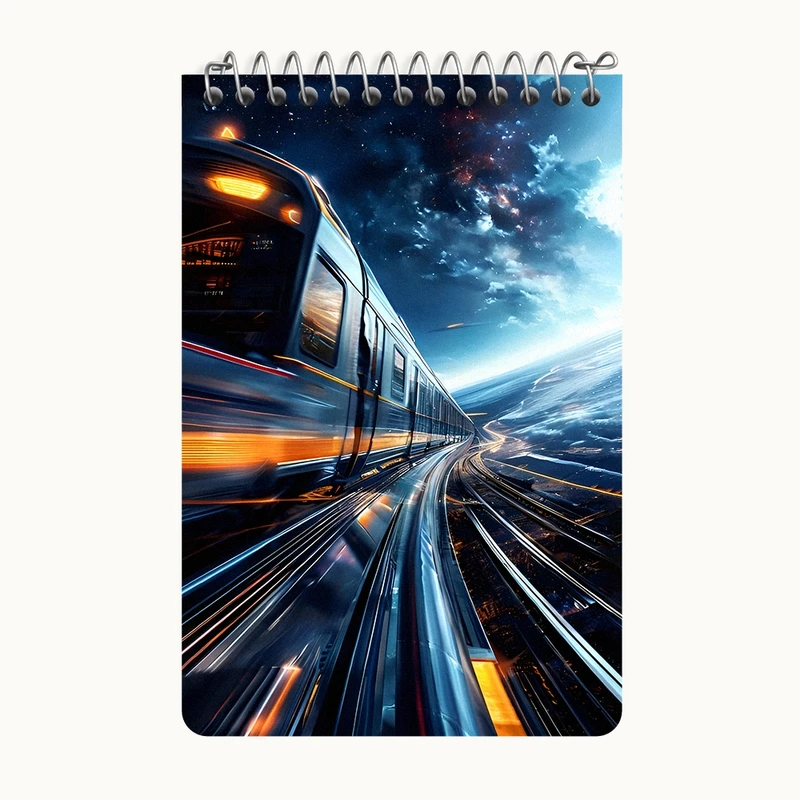 دفتر یادداشت 50 برگ خندالو طرح قطار کد F11517