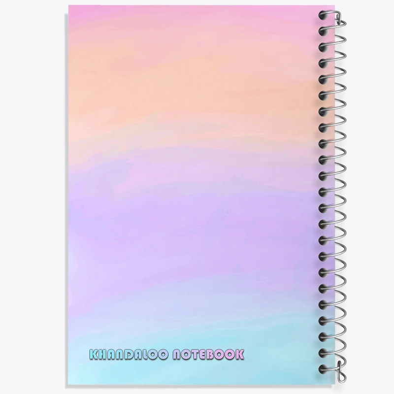 دفتر نقاشی 50 برگ خندالو طرح رنگ پاستیلی کد N6006